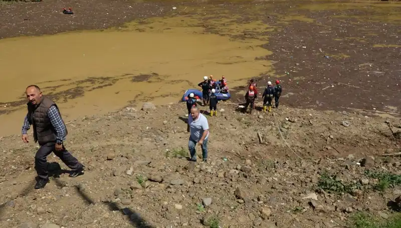 Trabzon'da Felaket Anı: Sel Suyuna Kapılan Adamın Dramı