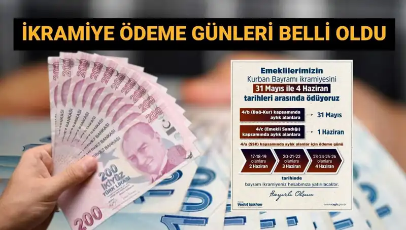 Emekli Bayram İkramiyeleri Hesaplara Ne Zaman Geçiyor? Ayrıntılar Burada!