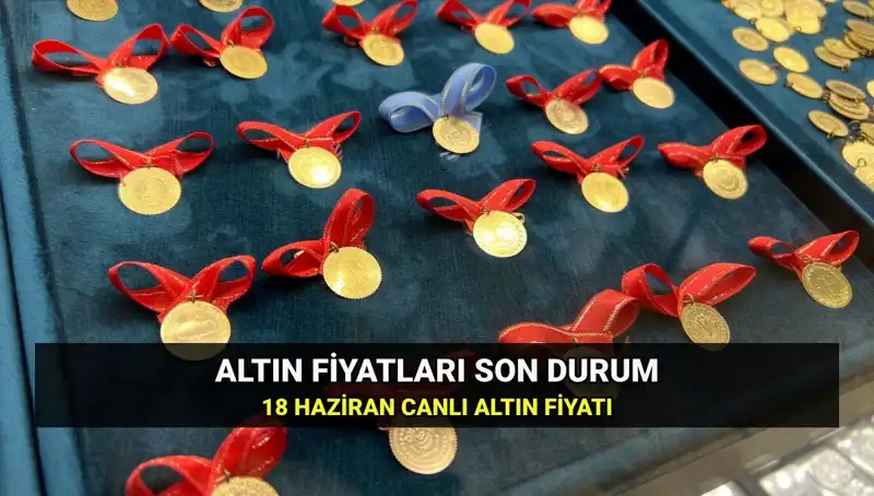 Bugün Piyasalarda Altın Fiyatları: 18 Haziran Canlı Vizyon