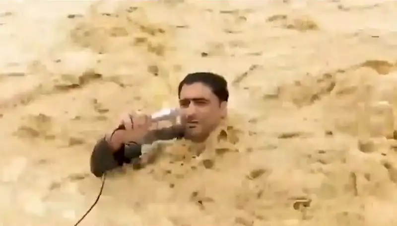 Sel Sularına Kapılan Yayın, Yayıncıları Şaşkına Çevirdi!