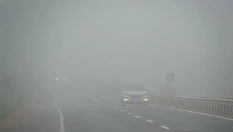 Tekirdağ'da Şiddetli Sis, Görüş Mesafesi Sıfıra Düştü!