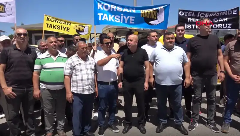 Belek'te Taksiciler Kontak Kapattı: Protesto ve Talepler Neler?