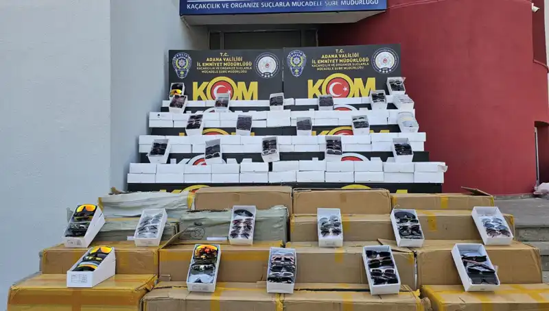 Adana’da 12 Bin Kaçak Güneş Gözlüğü Operasyonu: Detaylar Ortaya Çıktı