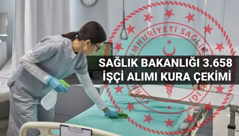 Sağlık Bakanlığı 2025’te 3.658 İşçi Alımında Kura Takvimi Belirlendi