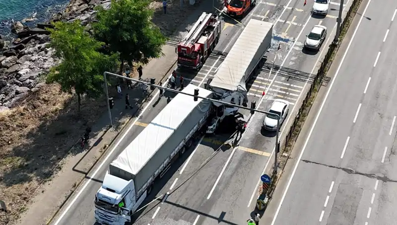 Karadeniz Sahil Yolu'nda Feci Zincirleme Kaza: Bir TIR Şoförü Hayatını Kaybetti