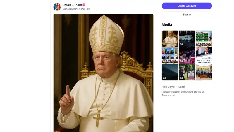 Trump’tan Skandal Hamle: Papalığa Yönelik Şaşırtan Paylaşım