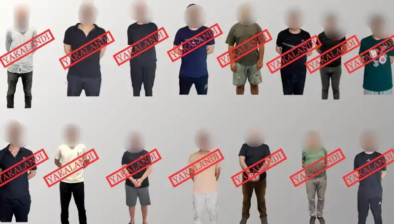 Kırmızı Bültenle Aranan 14 Kişi Türkiye'de Ele Geçirildi!