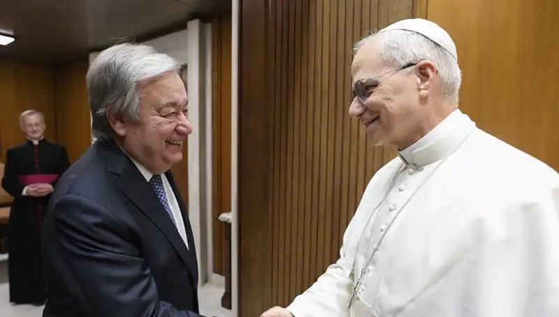 Papa Leo ve Guterres, Küresel Barış İçin Tarihi Buluşma Gerçekleştirdi
