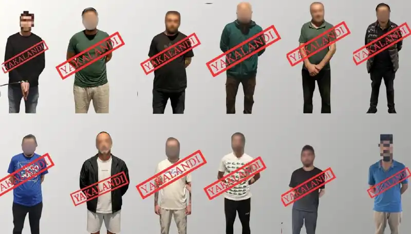 Ulusal Seviye Aranan 12 Kişi Kırmızı Bülten ile Yakalandı